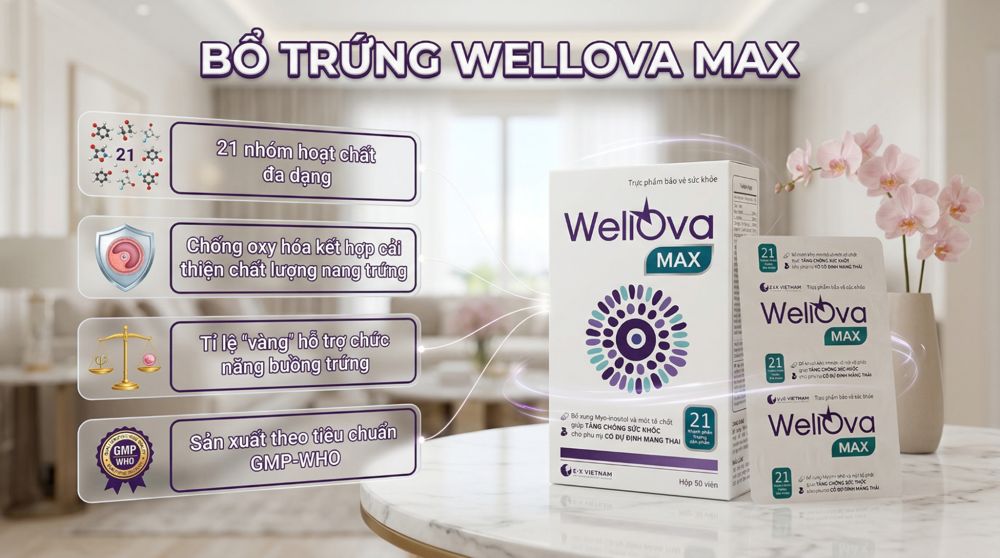 Top 6 thuốc bổ trứng tốt nhất hiện nay dành cho người AMH thấpTin tức xã hội